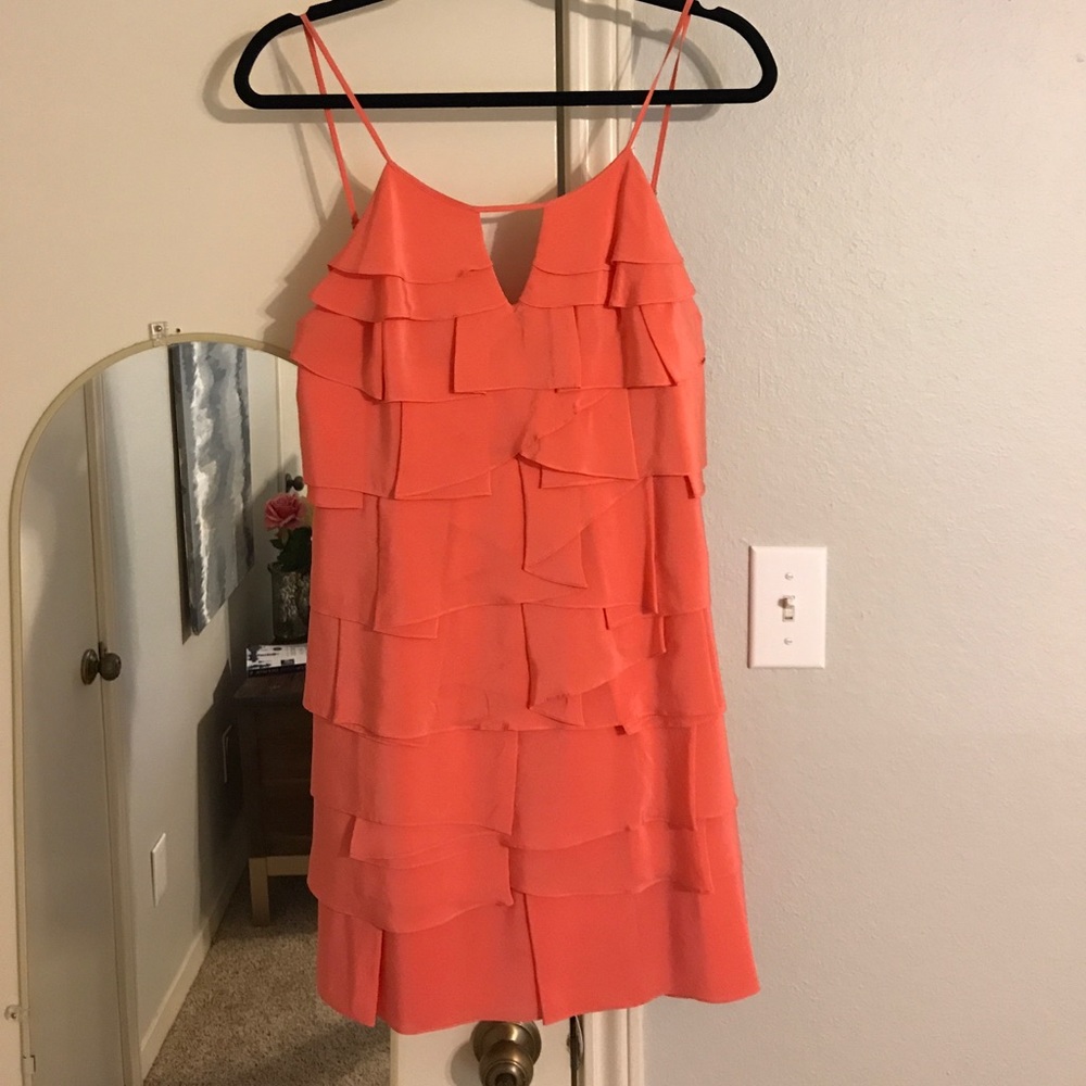 Peach BCBG Maxazria Cocktail Dress